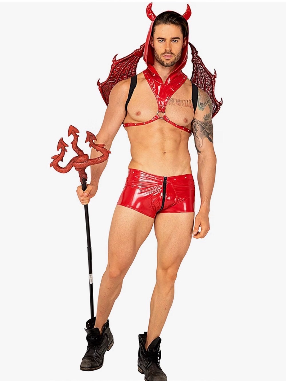 Lucifer’s Desire Devil Men’s Costume By Roma - Brand New
